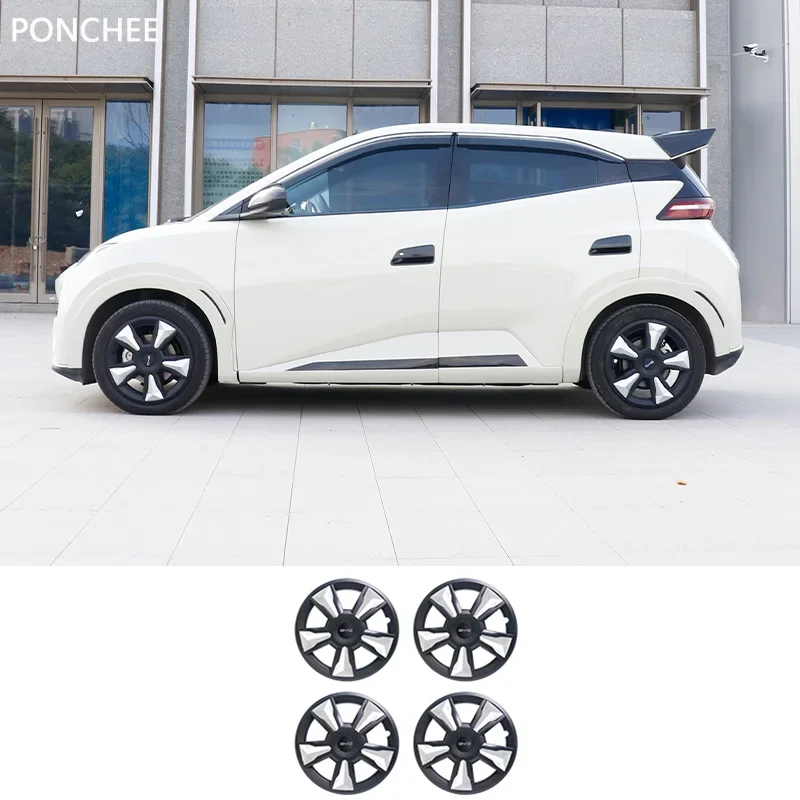 

For BYD Seagull&Dolphin MINI 2023-2024 16 Inches Car Hubcaps Full Edge Protection Tire Cover Car Exterior Accessories
