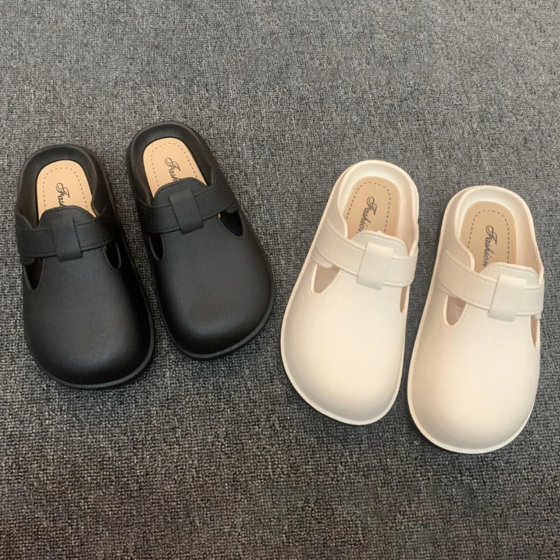 Mode Platte Bodem Antislip Ronde Neus Eenvoudige En Comfortabele Holle Slippers