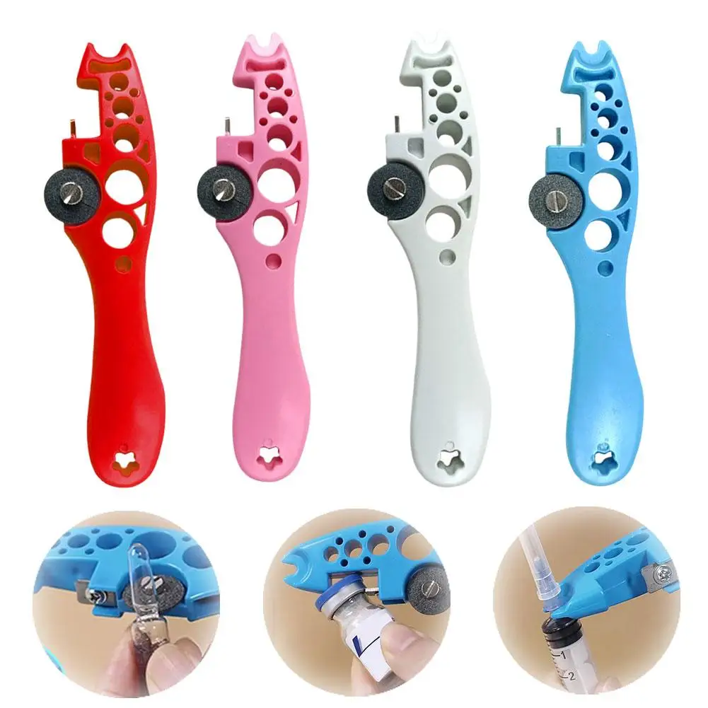 Nurse Ampoule Bottle Opener Creative Handle Cutting Device Medical Grinding Wheel Bottle Breaker Ampule Vial Opener