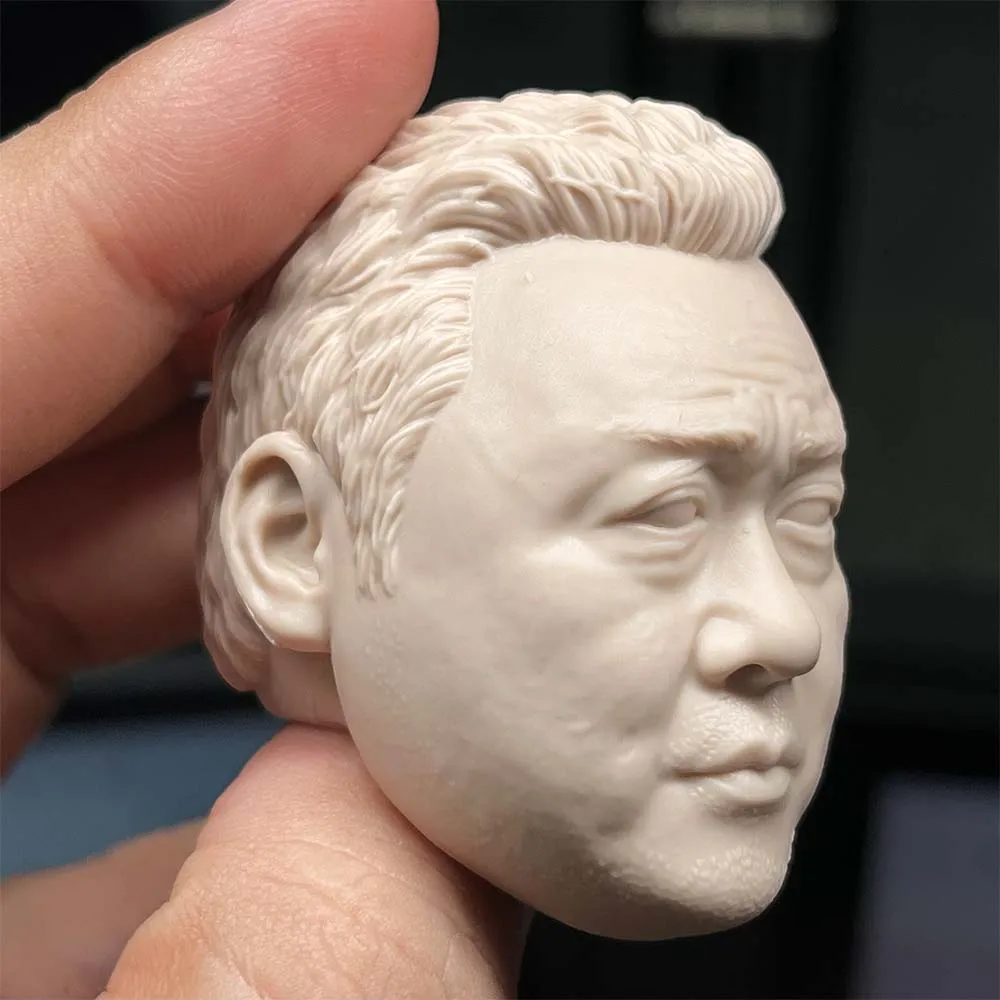 1/6 Die-cast Resin Model Assembly Kit (Marton Tin) Colonel's Head Sculpted Model Toy (55mm) Unpainted Free Delivery