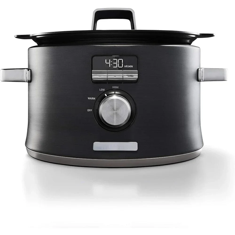 Hot selling Slow Cooker with Digital Timer and Programmable Controls, 5.3 Quarts, Stainless Steel