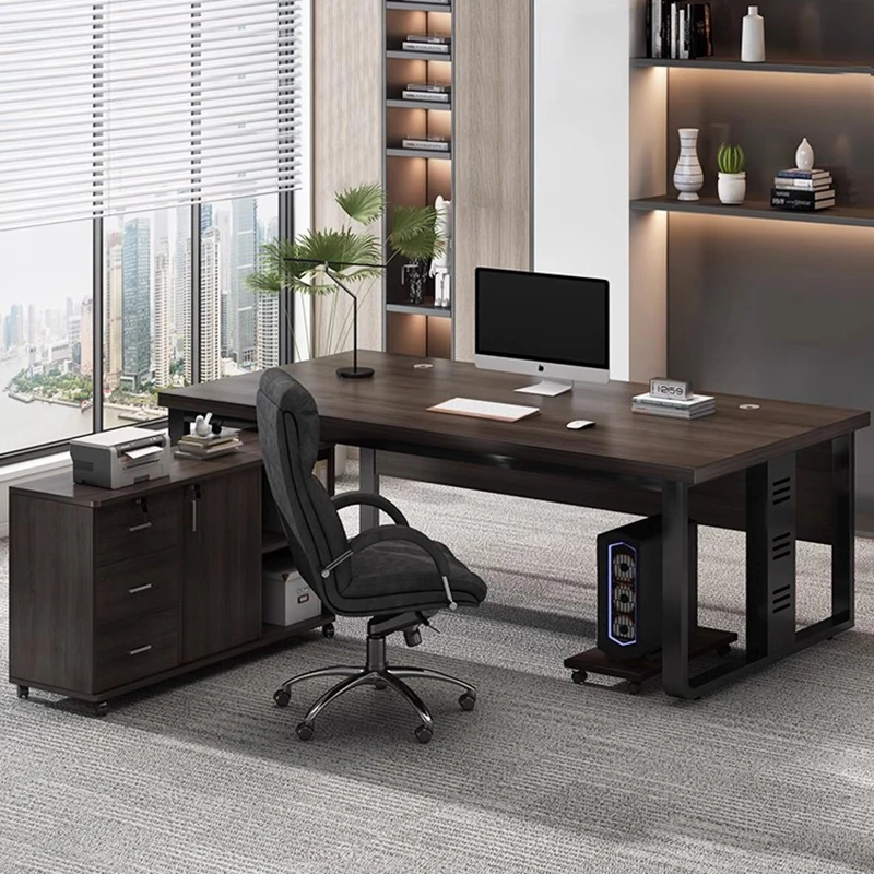 Bedroom Standing Computer Desk Modern Study Monitor Storage Computer Desk Executive Writing Tavolo Da Lavoro Office Furniture