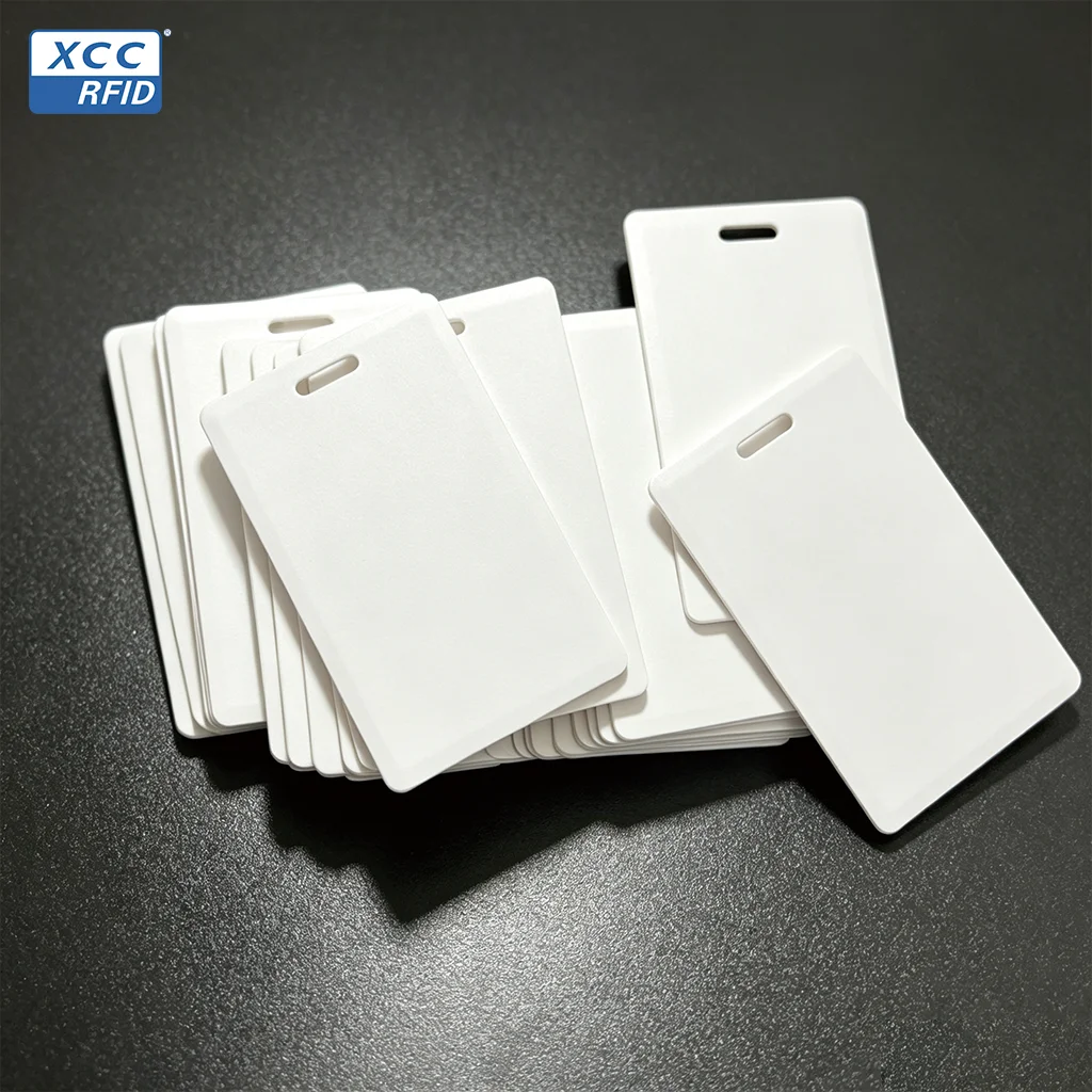 ISSI 4439 RFID Card 13.56MHz 1.8mm Thick ISO 14443A White PVC Blank Proximity Access Control Card for Door 1K Memory