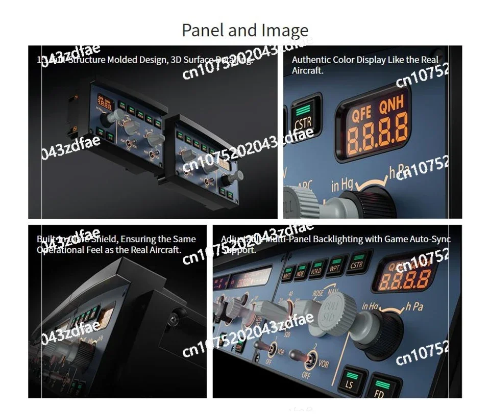 A320 EFIS-L&R， Support X-Plane MSFS2020 flight game simulator equipped with FCU full-size EFIS unit flight control panel