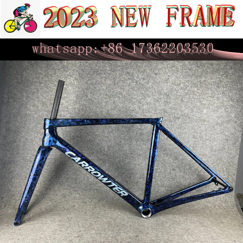 

2024 C68 carbon Road bike frame Disc Brake C68 Bicycle Frameset T47 Full Carbon Road Bike Frames Racing Frame Handlebar