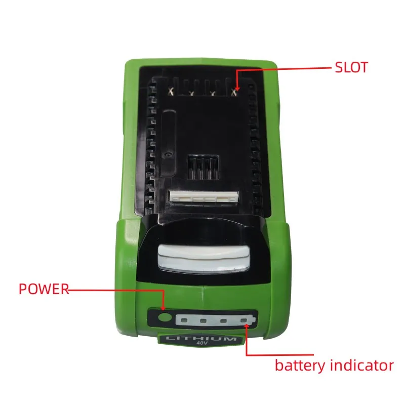 40V 5000mAh GreenWorks Replacement Battery 29462 29472 40V 5.0Ah Tools Lithium ion Rechargeable Battery 22272 20292 22332 G-MAX