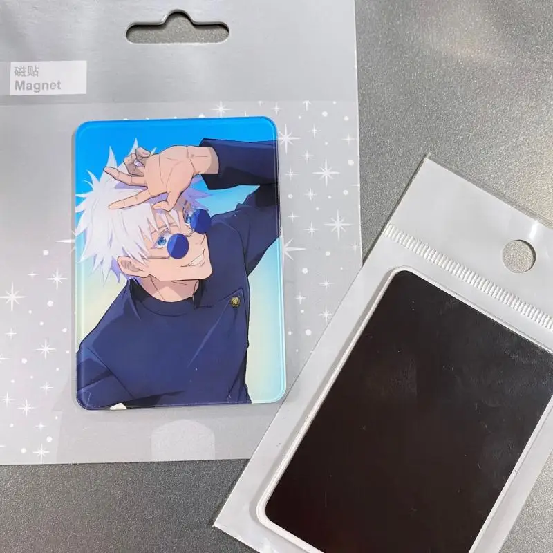 Anime Jujutsu Kaisen Kawaii Refrigerator Magnet Magnetic Stickers Surrounding Patch Gojo Satoru Decorate Cartoon Gift Wholesale