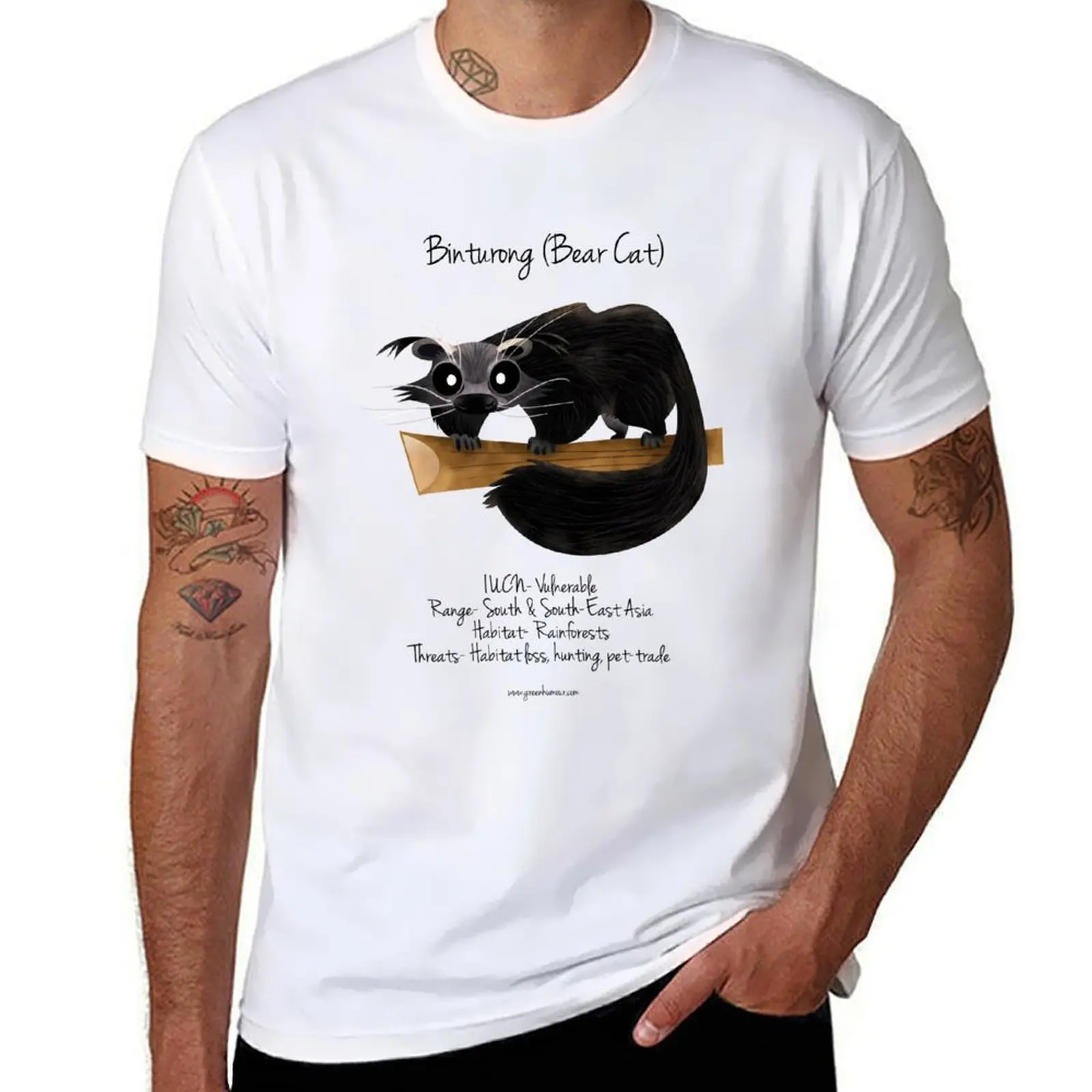 

Binturong Bear Cat T-Shirt anime t shirts for man man t shirt summer T-Shirt