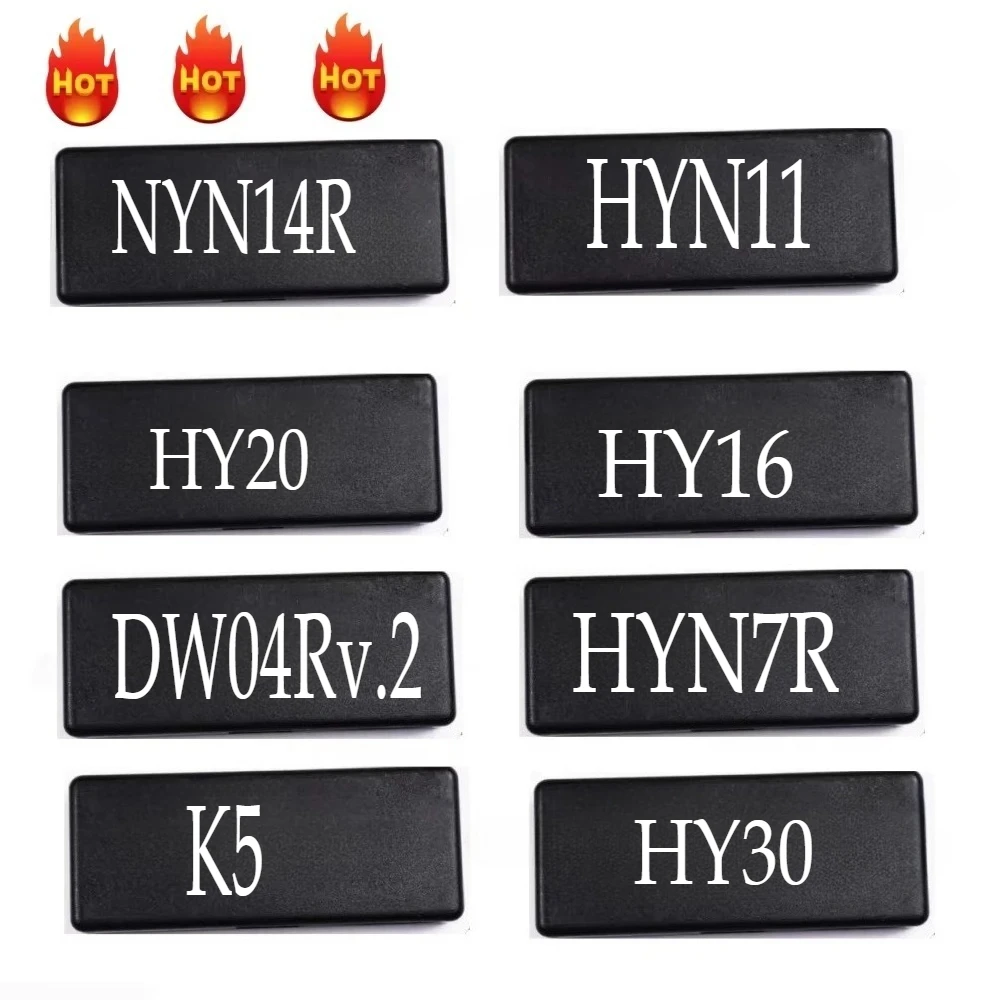 

1PCS Repair Tools LISHI 2 IN 1 HYN11 K5 HYN7R NYN14R/HY15 HY20 HY30 HY16 DW04Rv.2 Lock Picks for Cars Picklock Picks for Cars