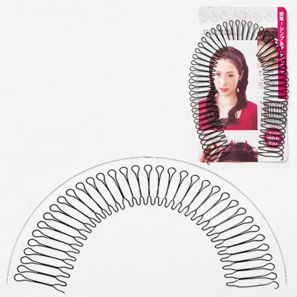 Invisible Broken Hair Organizer Clip For Women Metal Comb Styling Accessory Anti Frizz Fixed Bangs Tool Professional Headdress