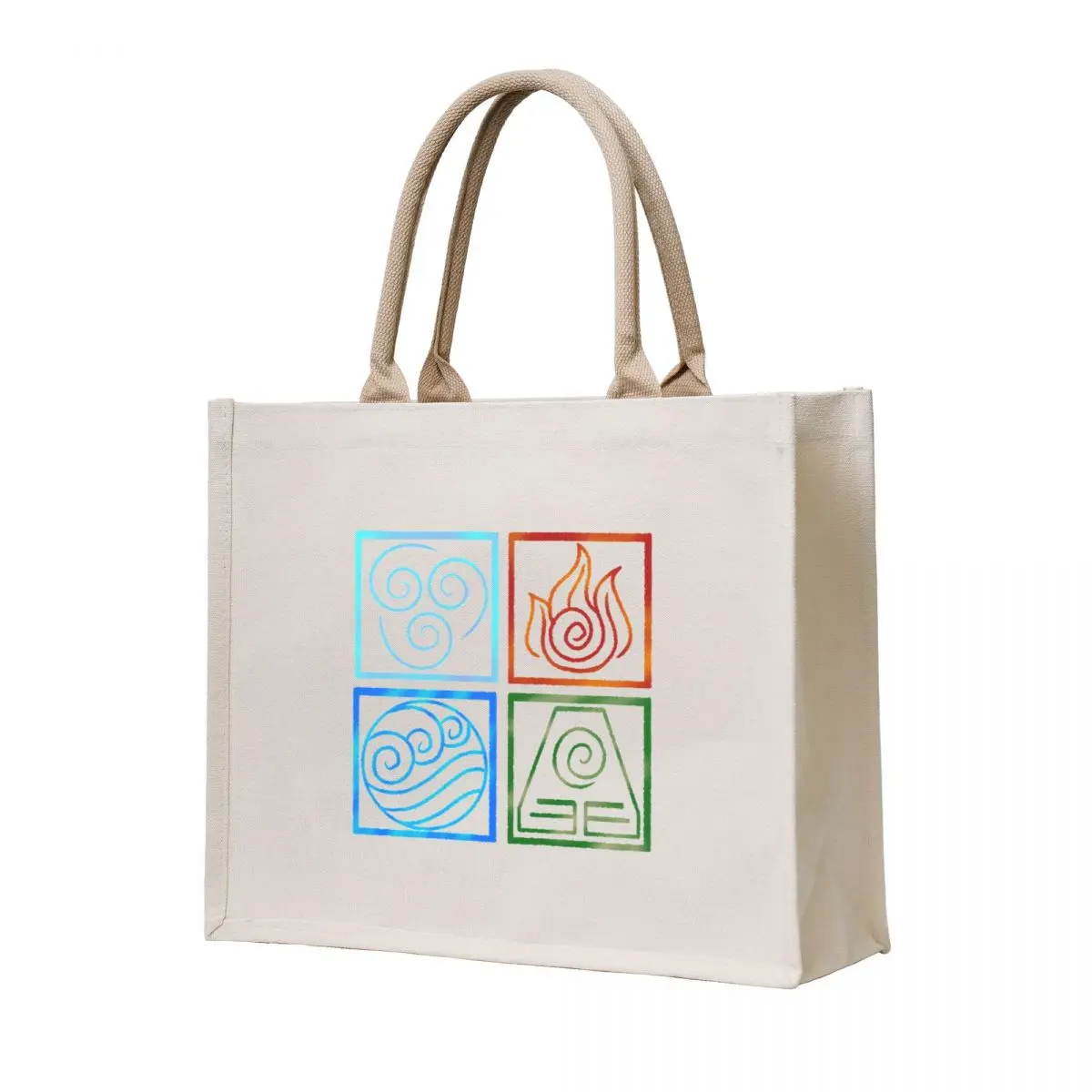

Avatar the Last Airbender Elements Tote Bag the tote bag custom fabric bag Gift bags canvas tote