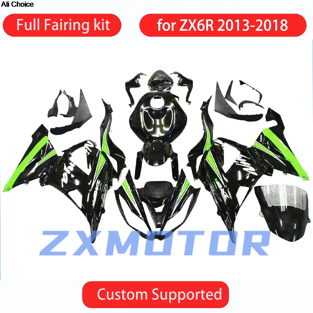 

New Style Fairing Kit ZX6R 2013 2014 2015 2016 2017 2018 Aftermarket Fairings Bodywork for KAWASAKI 636 ZX 6R 13-18