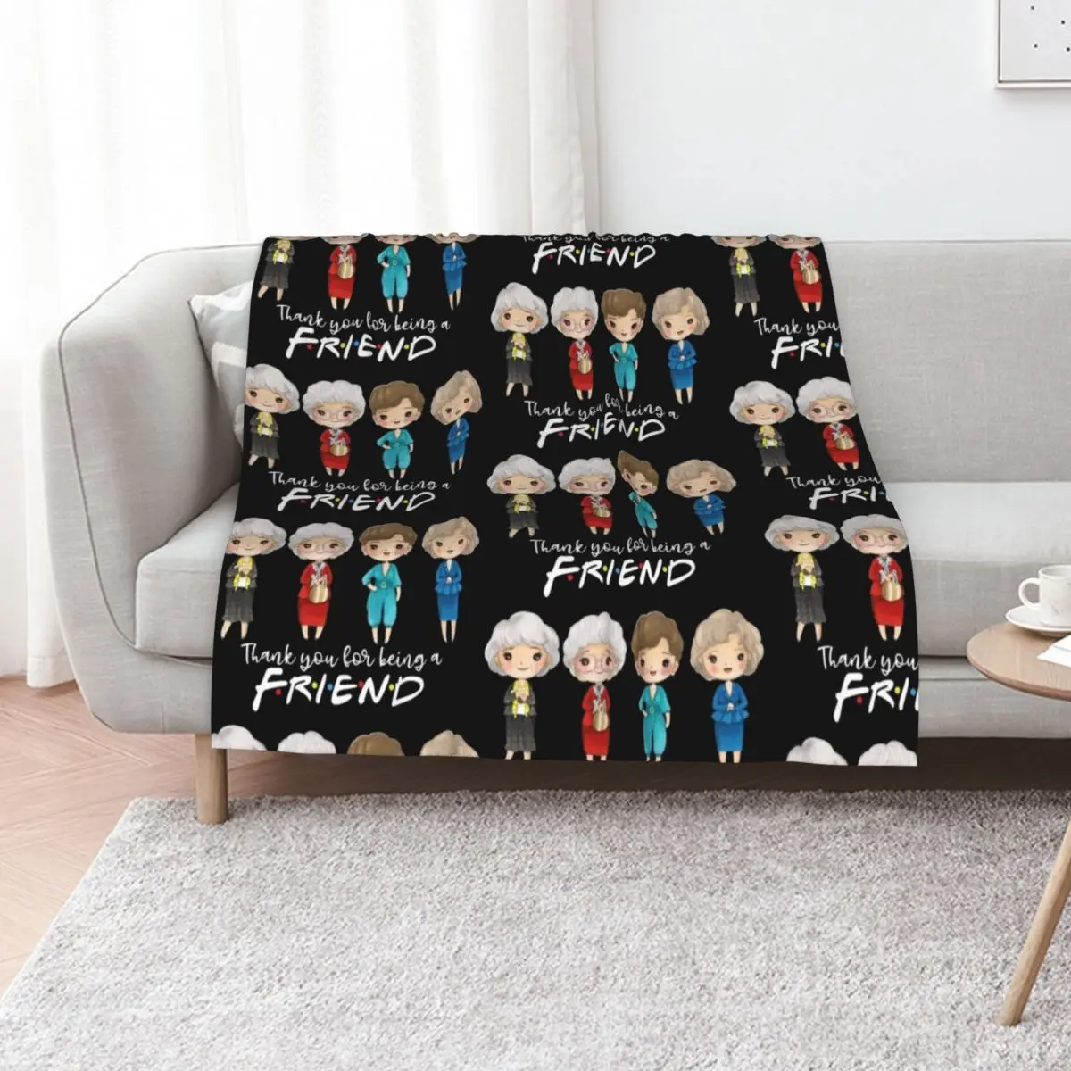 thanks you for being a friend-golden girls Throw Blanket Blankets For Bed Luxury Thicken Hairy Quilt Hairys Blankets