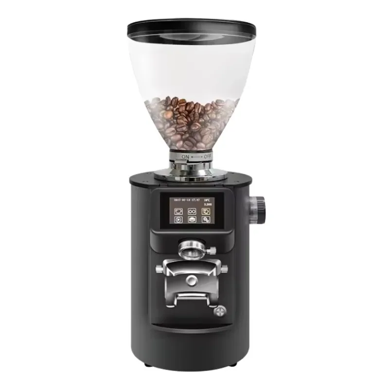 

12-Setting Professional Coffee Bean Grinder Commercial Heavy-Duty Electric for Household Use 90MM Stainless Steel