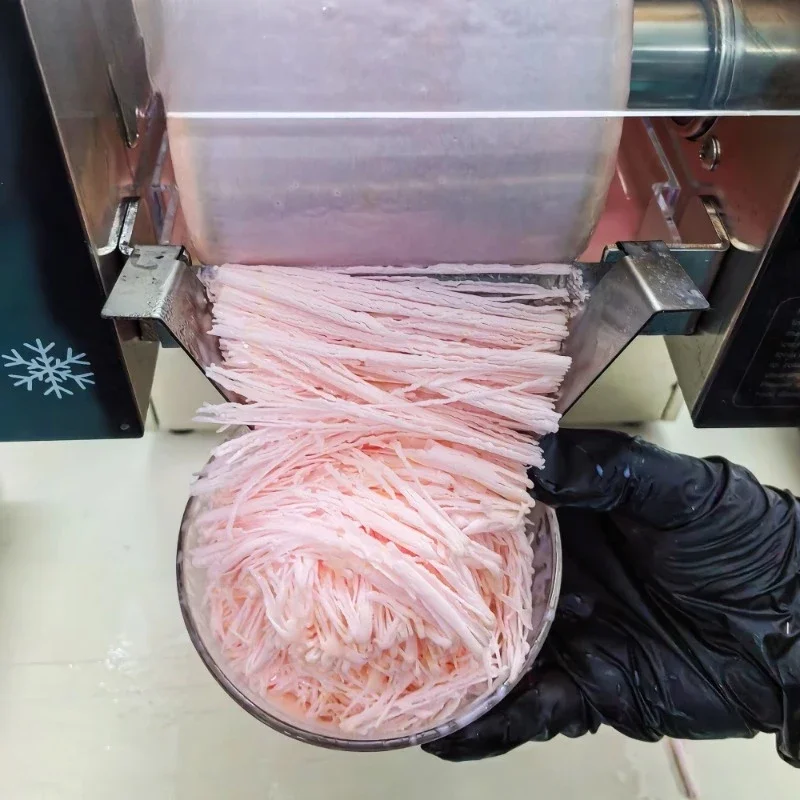 Profesjonalna maszyna do lodów śnieżnych Bingsu, wydajność 170 kg/24h, sprzęt do lodów, urządzenie do produkcji lodów w płatki śniegu.