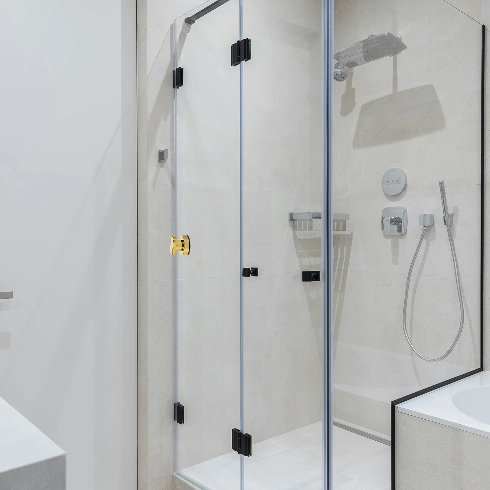 

2Pcs Suction Cup Shower Grab Bars Plastic Bathroom Handles Safety Support for Elderly Bathtub Toilet Anti Slip Grab Bar Shower