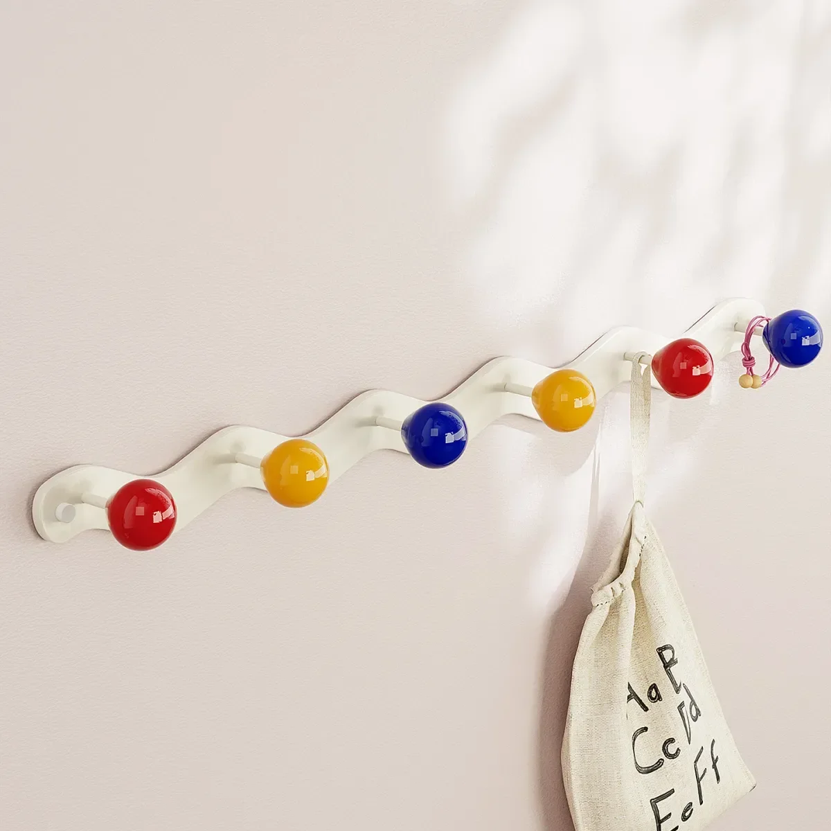 Korean Style Colorful Hooks No Punching Entrance Door Hanging Racks Wall Decoration Hangers Bedroom Cute Creative Storage Tool - view 4