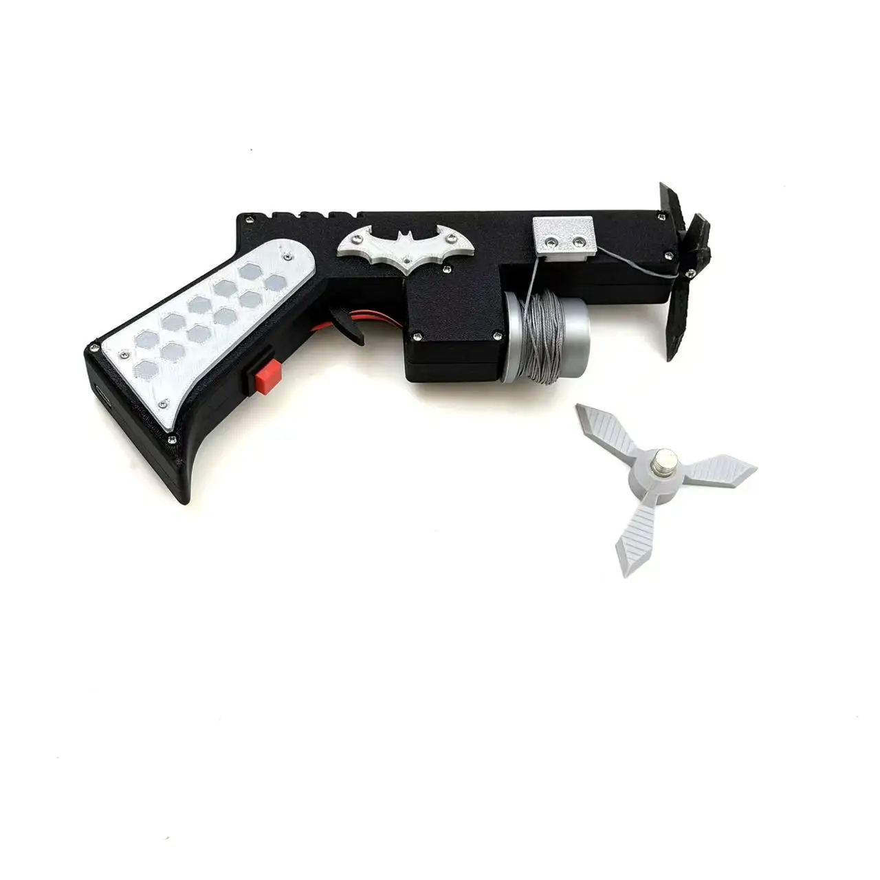 

Grapple Hook Launcher, Grapple Toy Gun with One-Key Retraction, Outdoor Shooting Game, Gift for Kids and Adults