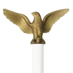 Flag Pole Topper Eagle Statue Independence Day Yard Decor Eagle Flag Pole Finial Ornament Outdoor