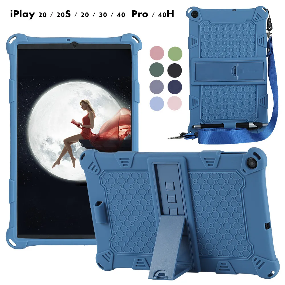 for Alldocube iPlay 40 40H 30 20S 20 Pro Case Anti-fall Silicon Drop Resistant Soft Stand Shockproof Cover