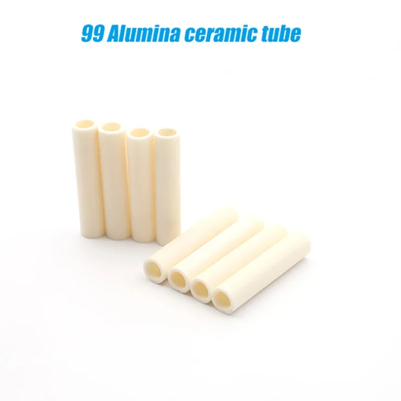 Alumina Ceramic Insulation Tube Hollow Thermocouple High Temperature Insulation Corrosion Sleeve