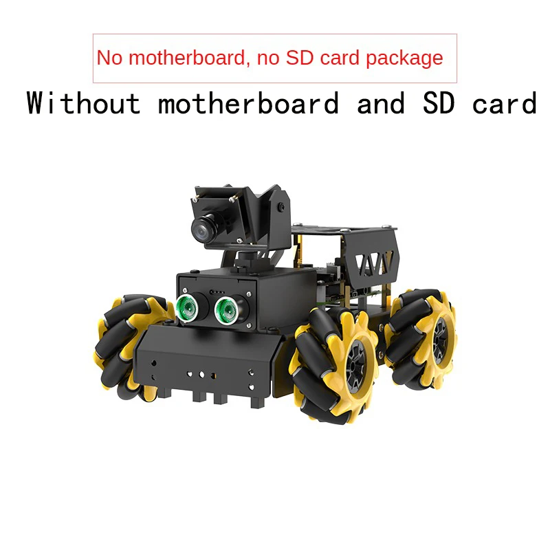 4WD Mecanum Robot Car Camera Open Source AI Python Motor Robot for Raspberry Pi 4B Robot DIY Kit Programmable Robot Starter Kit