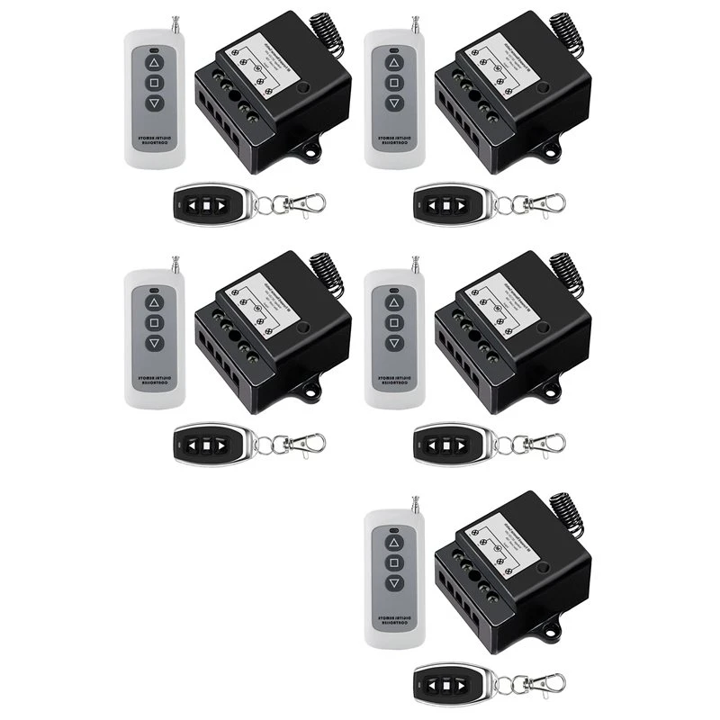 LLCS-5X DC12V-24V Forward Reverse Switch, Linear Actuator Remote Control,10A Current,165 Ft Range,Linear Actuator With Remote