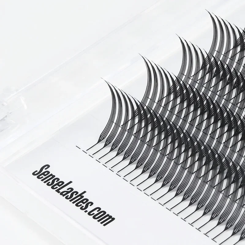 SENSE LASHES Anime Needle Spike Contour Laser Print Eyelash Extension Wispy Anime Texture for Customized Lash Sets
