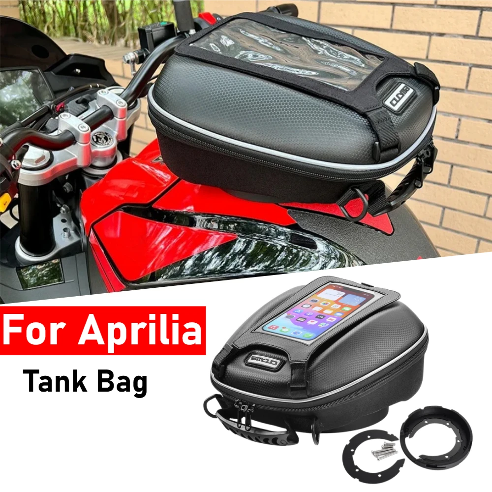 

Tank Bag For Aprilia RS660 ETV1000 Caponord Shiver750 GT ABS Shiver 900 ABSTuono 660 Motorcycle Luggage Top Case Bags Quick Lock