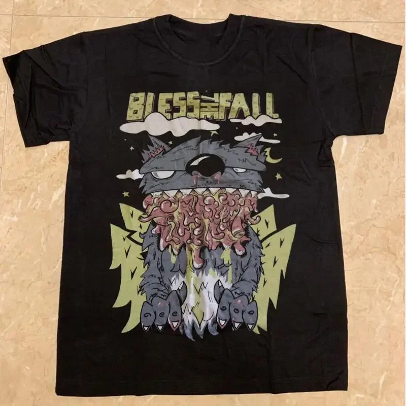 Blessthefall Band Monsters Cat Cotton For Fan S to 5XL T shirt GC1577