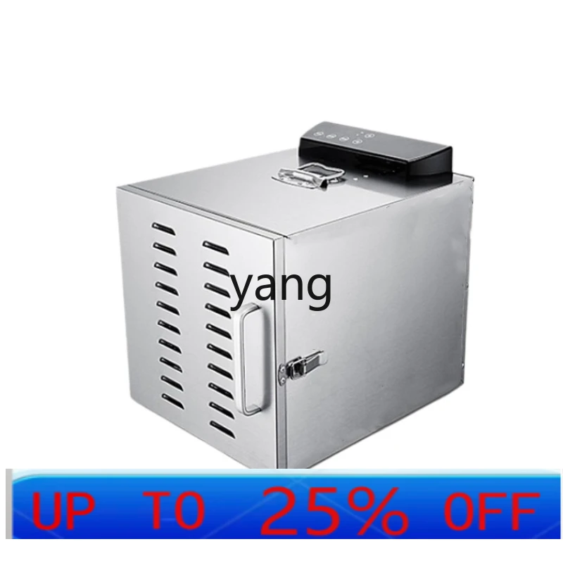 

LMMSmall 6-Layer Stainless Steel Vegetable Dryer Fruit Slice Pet Food Air-Drying Dehydrator