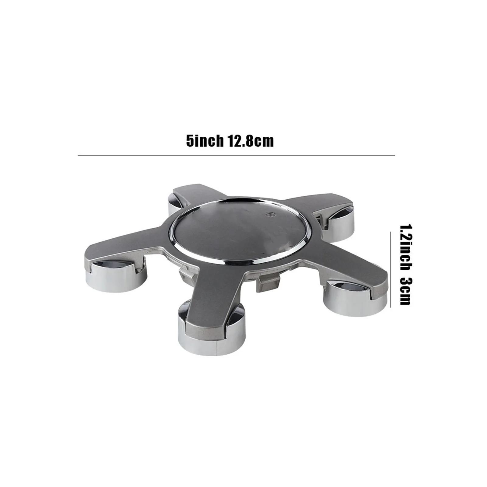 

4pcs 5 Prong Wheel Center Cap Cover for Audi A3 A4 A6L Q3 Q4 Q5 Q7 A5 A7 Car Alloy Rim Accessories Automotive Parts Wheel Hubcap