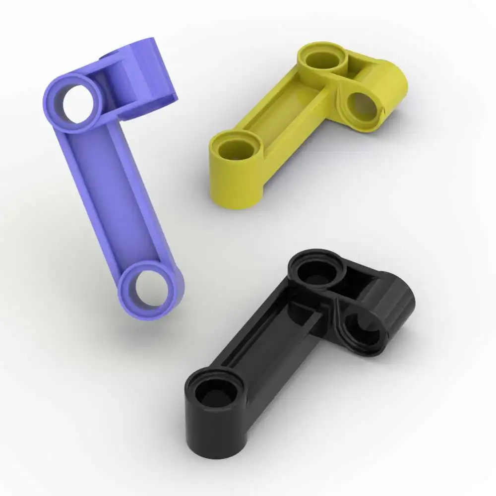 MOC 10PCS 11455 Pin Connector Perpendicular 2x4 Bent Building Blocks Stacking Replaceable Brick Toys Adults Boys Holiday Gifts