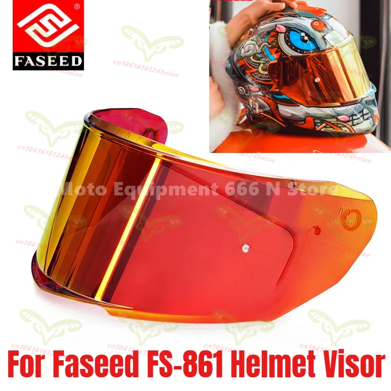 

Визор для шлема с HD-линзой для Faseed FS-861 FS-825, сменные аксессуары для шлема