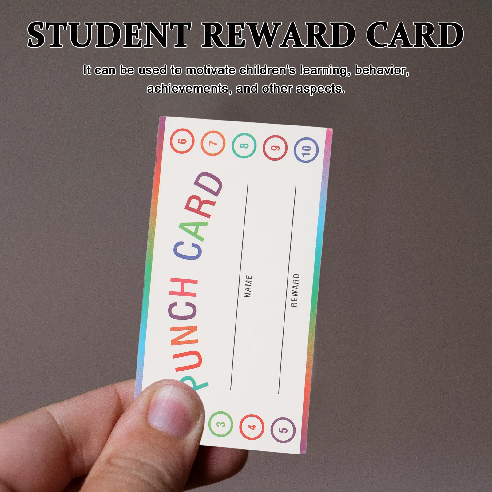 

Reward Punch For Classroom Motivational Behavior Tracking Student Incentive Cards Cardstock Positive Behavior