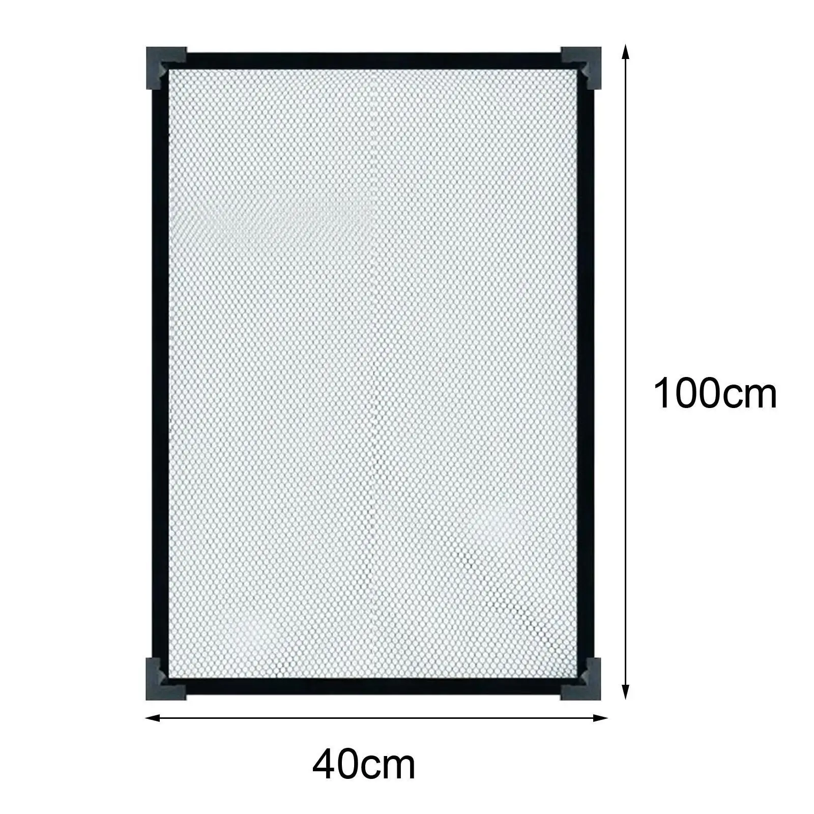 Fish Tank Lid Cover DIY Kit Magnetic Anti Jumping Mesh Screen Net Cover