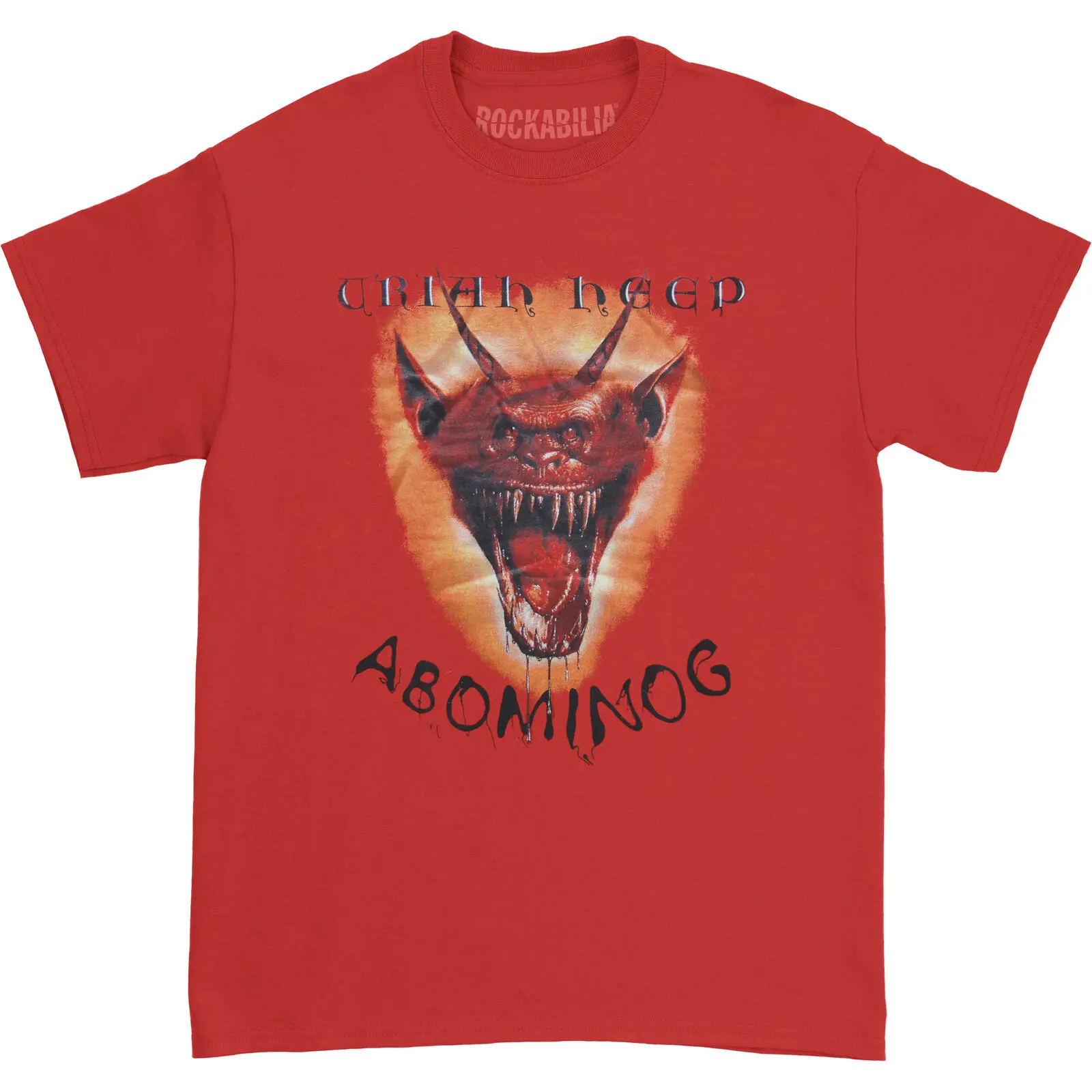 Men'S Uriah Heep Abominog T Shirt Small Red