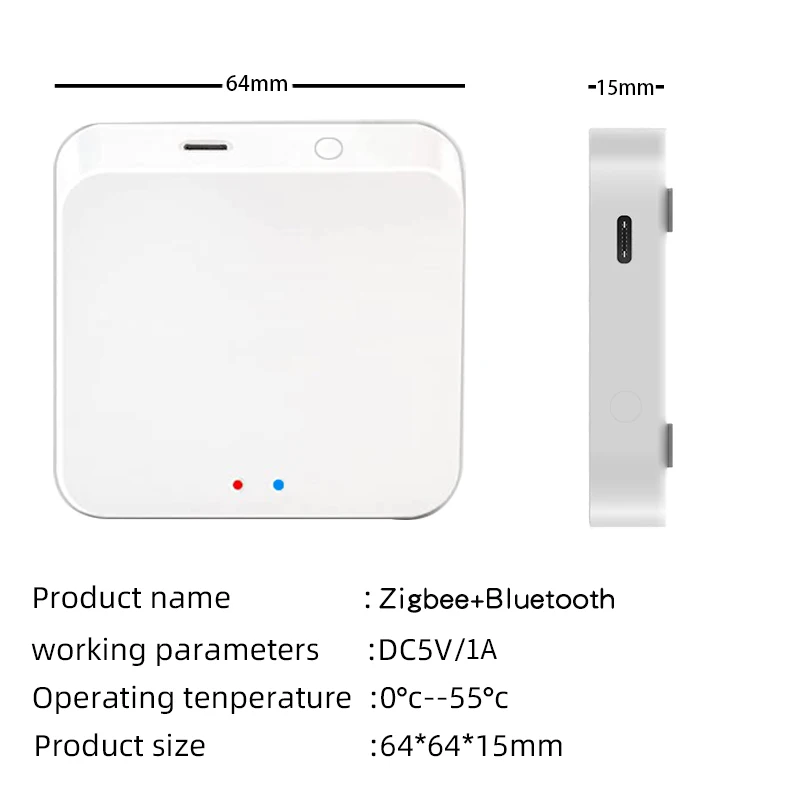 TUYA Zigbee Hub Bluetooth Mesh Gateway multimodale intelligente Controllo remoto Controllo centrale Host cablato Gateway wireless