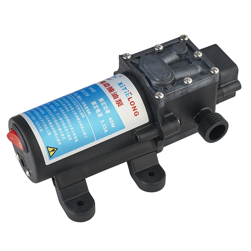 

0442D-12-40NKC 12 В 40 Вт бытовой насос для грузовика, дизельное масло, электрический миниатюрный мембранный водяной насос