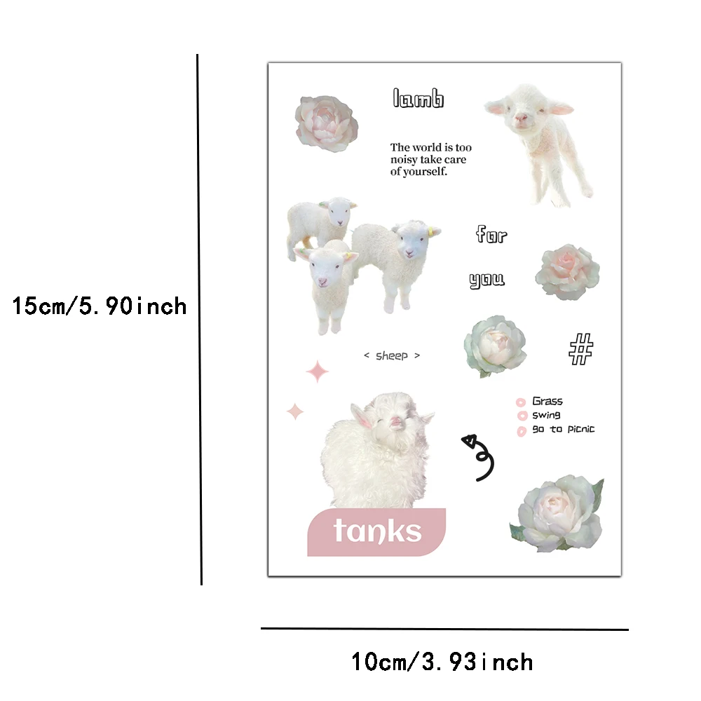 냉장고 수하물 컴퓨터 스케이트보드에 적용 가능한 크리에이티브 반려동물 커피 스티커, 8 크로스 보더 휴일
