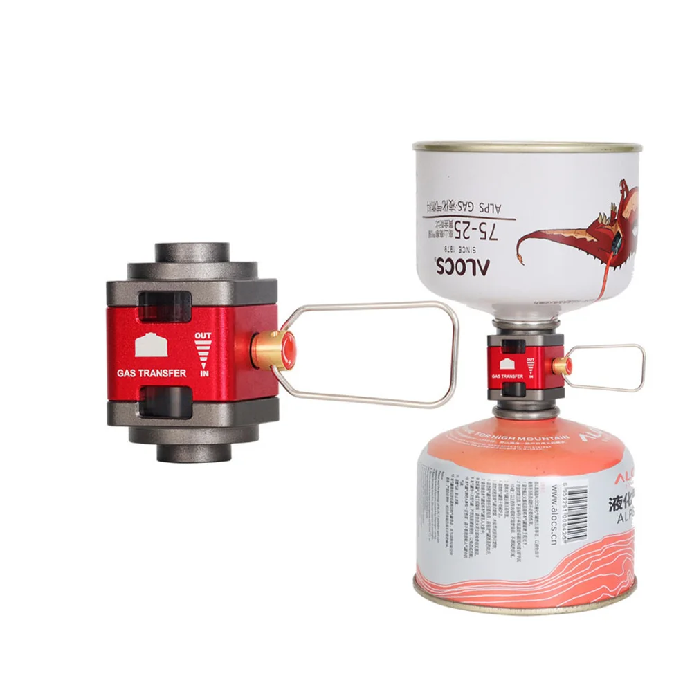 Butan/Isobutan Nachfülladapter, Gasumwandler Isobutan-Dosen-Adapter, Kraftstoff-Transfergerät, Gas-Sparer Kraftstoffdosen-Adapter – Detail 3