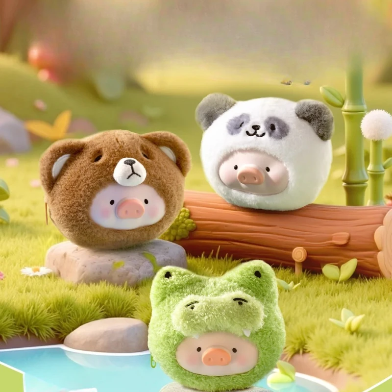 

Lulu The Piggy Plush Silicone Earphone Bag Series Blind Box Pig Anime Figure Mystery Box Surprise Bag Collect Toys Doll Gift New