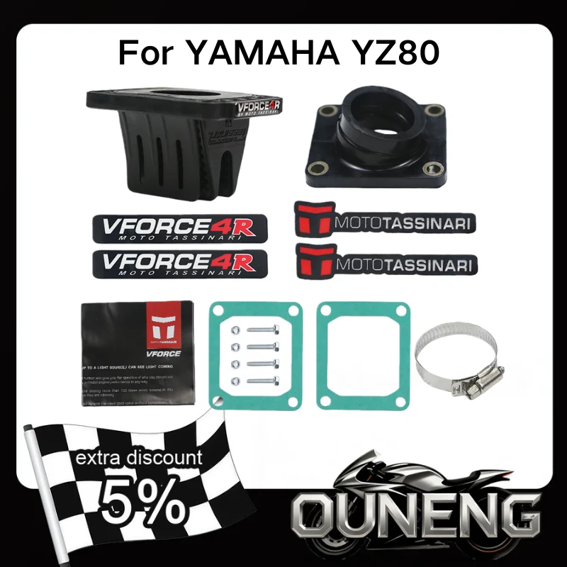

For YAMAHA YZ80 YZ80 RX KING Box 1993-2020 VForce 4 Reed Valve System Petals V Force 4R V4R82A-I YZ85 With Intake Manifold