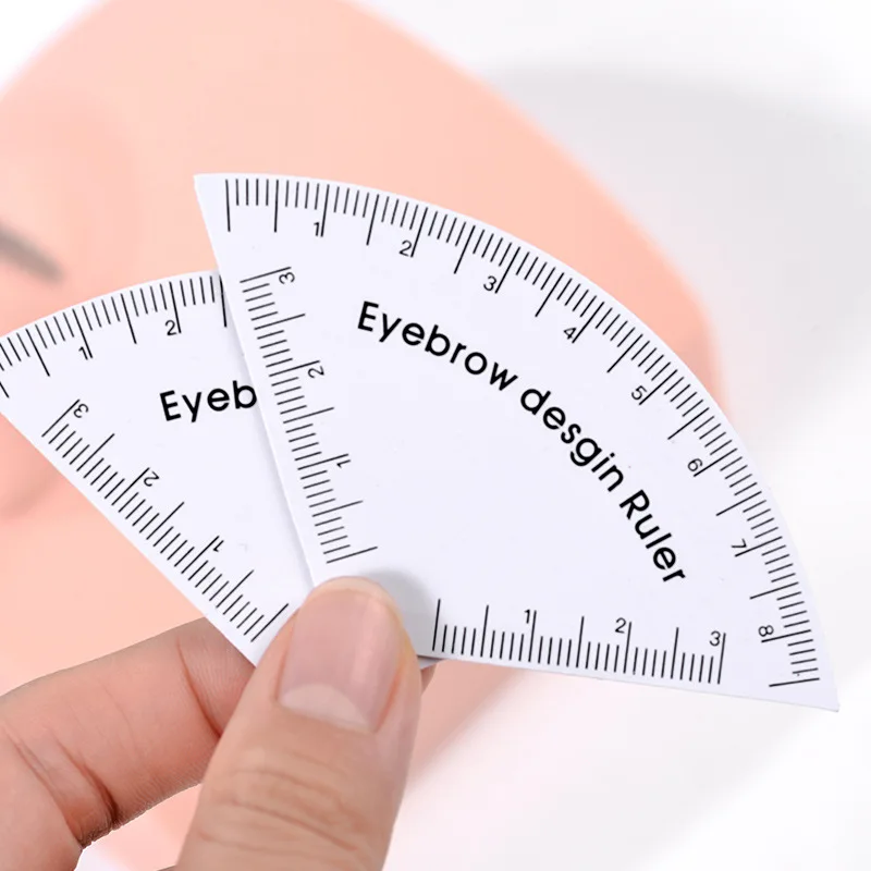Fast Drawing Eyebrow Design Ruler Microblading Mapping Tool Shaping Permanent Makeup Drawing Guide Ruler Tattoo Supplies Reuse