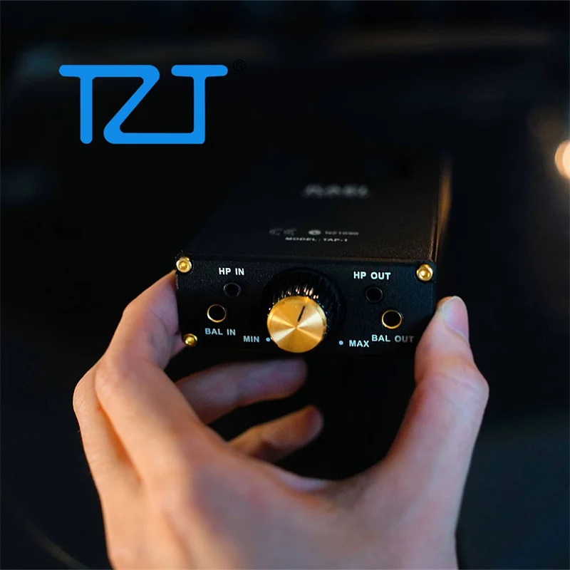 TZT TAP1-DACs HIFI Electric Tube Decoder Headphone Amplifier with PSU-1s HIFI Linear Power Support USB Decoding Function