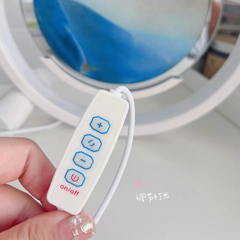 Creative Decoration Quicksand Painting Table Lamp Bedside