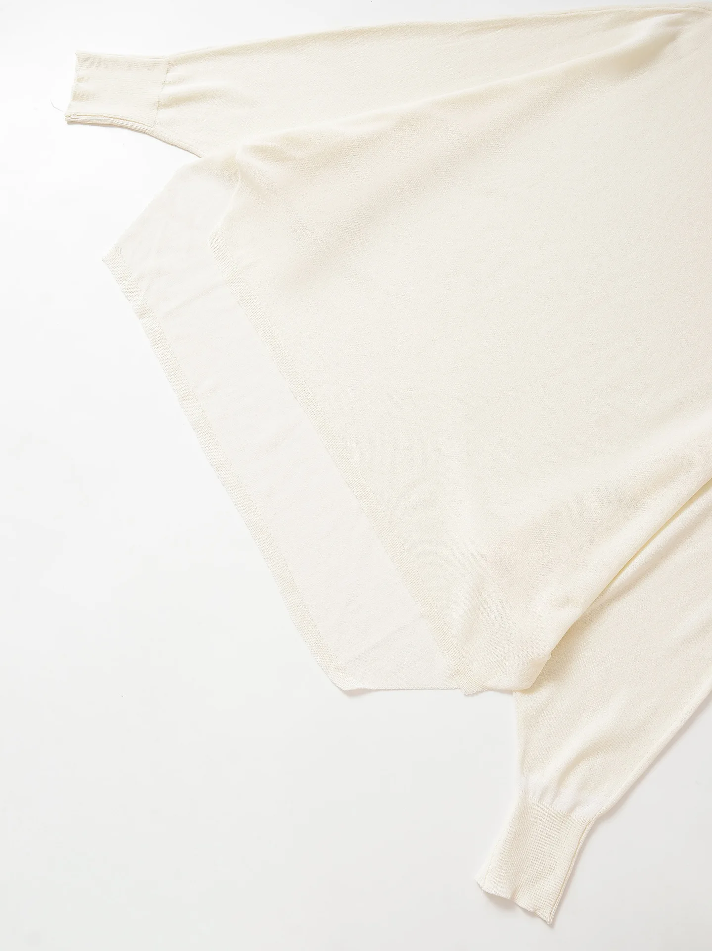 Pull Beige à manches longues et col rond pour femme, ample, en tricot, devant court, dos, Long, ourlet irrégulier, haut tendance, nouvelle collection 2025