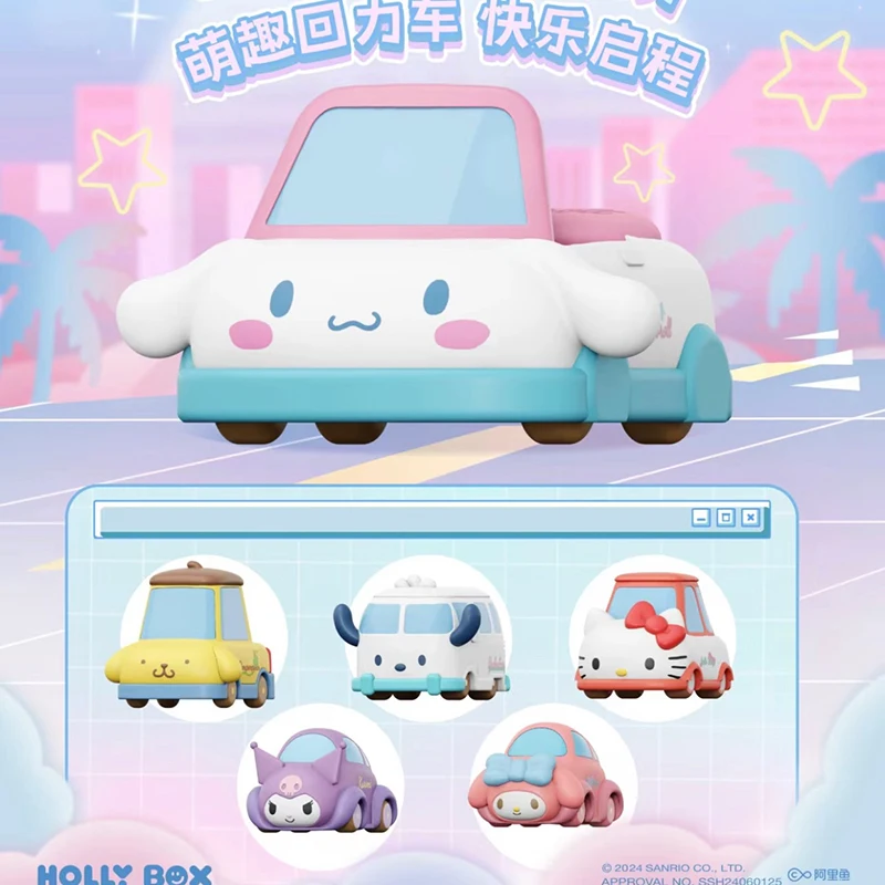

New Sanrio Family Official Transforming Car Series Figurines Trendy Toys Creative Car Model Toys Creative Car Model Collectibles