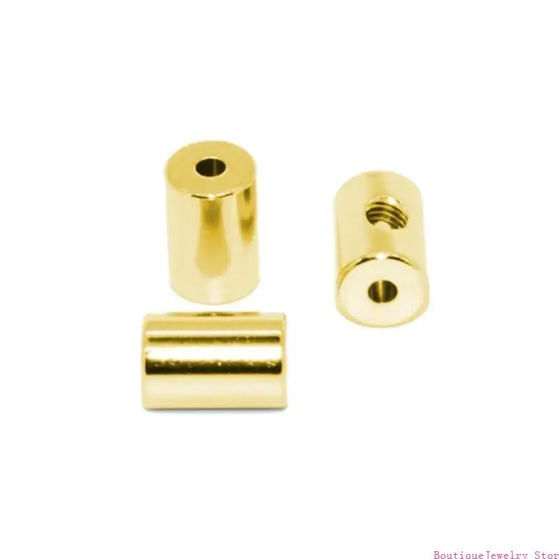 E1PE Trendy Gold Locking Pin Backs Portable Pin Keepers for Badges and Collectibles