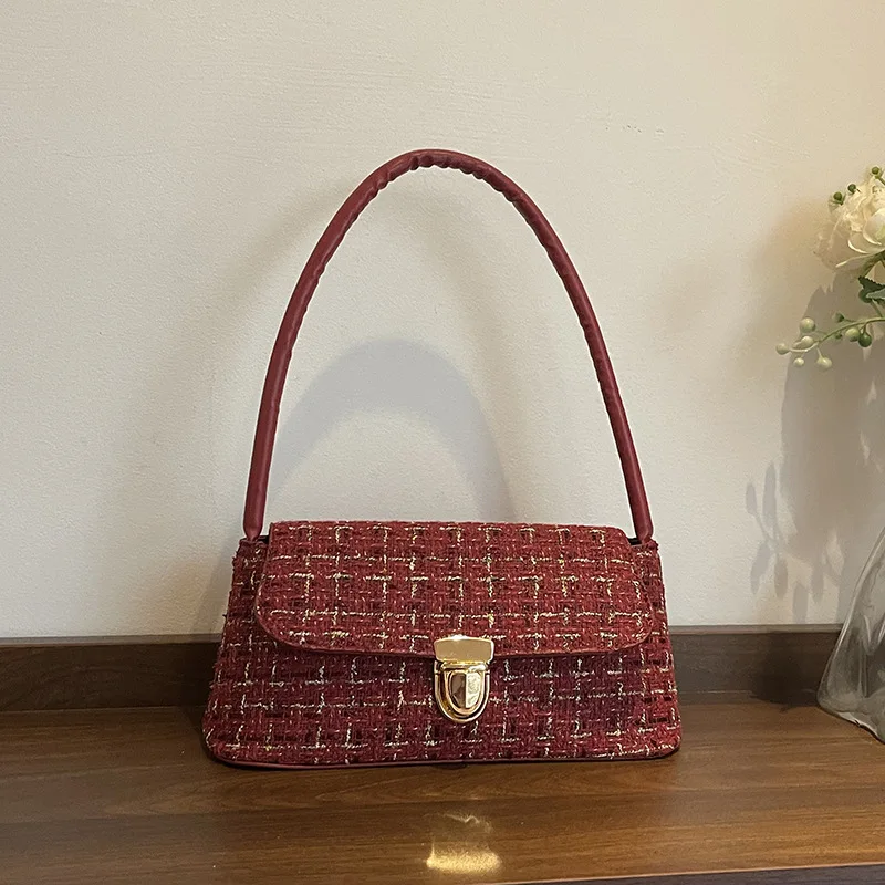 

Autumn and winter of 2025 new trendy and stylish women shoulder bag fashionable women's underarm bag luxury design